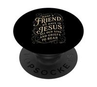 Hymnes : Quel ami Nous Avons en Jésus, Christian Vintage Faith PopSockets PopGrip Adhésif