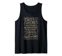 Hymnes - Trust & Obey - Christian Jésus Faith Religious Bible Débardeur