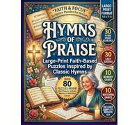 Hymns of Praise: Large-Print Scripture Puzzles for Faith & Focus