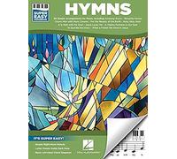 Hymns - Super Easy Songbook 60 Traditional Christian Hymns For Beginner Piano Includes Amazing Grace Rock Of Ages And More