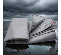Hynbdes Bâche de Protection Exterieur avec Oeillets,380 g/m² Bâche Voiture Piscine, Imperméable Résistante aux Déchirures UV Intempéries, Bâche Multi-Usage pour Meubles de Jardin