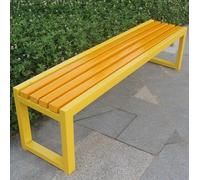 Hynbdes Banc De Jardin Extérieur De Patio, Banc sans Dossier, Mobilier D'extérieur Résistant Au Soleil Et À La Pluie, Décoration De Parc/arrière-Cour/Balcon