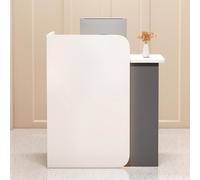 Hynbdes Comptoir de Réception,Comptoir d'accueil, avec Lumières LED et Tiroir Verrouillable, pour l’Accueil de Bureau. l’Attention. la Boutique. Le Commerce