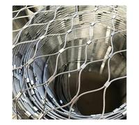 Hynbdes Souple Câble de Maille D'acier Inoxydable, grillage à poules | Filet de Corde en Acier Inoxydable 304, pour Garde-Corps D'extérieur, Maille de Sécurité D'escalier, 5cm/1.5mm 0.8×2m