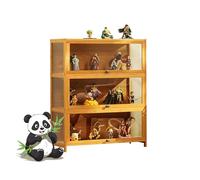 Hynbdes Vitrine en Acrylique, vitrine de Salon, vitrine, Texture Solide, scellée et Anti-poussière, adaptée à Divers scénarios-Couleur Originale Transparente sur Trois côtés-80 * 33 * 106