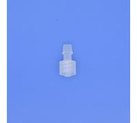 Hynec Lot de 25 connecteurs mâles Luer Lock en polypropylène - Raccords cannelés pour laboratoire/chimie/transformation alimentaire, connecteur non réactif résistant à la chaleur (4,8 mm)