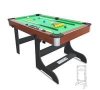 Hyner Table de jeu multifonction 5 en 1 pliable de 152,4 cm avec table de babyfoot, table de billard, table de hockey, table de tennis de table, basket-ball