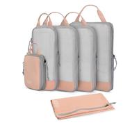 Hynes Eagle 6 pièces Packing Cubes Compression, Organisateur Valise Organisateur de Voyage Rangement Valise Bagage Sac Compression pour Valises, Sacs à Dos & Bagages Cabine