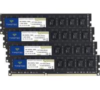 Hynix IC DDR3L 1600MHz PC3-12800 Unbuffered Non-ECC 1.35V CL11 1Rx8 Single Rank 240 Pin UDIMM Bureau Mémoire RAM Module Upgrade (32GB Kit (4x8GB))
