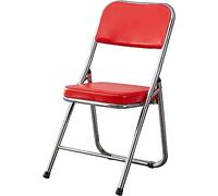 HynJGih Chaise Pliante avec Cadre en métal, Dossier rembourré, chaises de Formation de Bureau décontractées, Chaise de conférence(C)