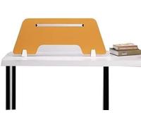 HynJGih Cloison de séparation Acoustique et antibruit for Bureau, avec Pieds de Support(Orange,30X80X0.5CM)