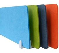 HynJGih Cloison de séparation de Bureau, cloison de séparation de Table, Panneau de gouttelettes, écran d'isolation de Bureau, réduit Le Bruit et Les interférences visuelles(Orange,100X30CM)