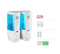 HynJGih Distributeur de Savon sans Perfection Mural Hôtel Hôtel Shampooing Douche Gel Boîte de Salle de Bain Lave-Mains Bouteille hydraulique(D,L)