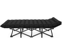HynJGih Lit Pliant avec Matelas for Adultes, Cadre en Tube d'acier léger, Structure Stable, lit d'appoint Portable for Adultes