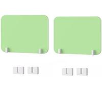 HynJGih Lot de 2 cloisons de séparation acoustiques for Bureau, réduisant Le Bruit et Les Distractions visuelles Lors des examens des étudiants(Green,50X30CM)