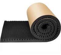HynJGih Panneaux acoustiques auto-adhésifs, rembourrage d'étanchéité hautement résistant, for absorber le son sur les murs(1x10m)