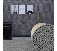 HynJGih Panneaux en mousse insonorisants, auto-adhésifs, panneaux acoustiques, rembourrage en mousse insonorisante haute densité(Grey-7cm,1x10m)