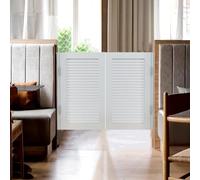 HynJGih Portes battantes intérieures de café de couloir, portes battantes à volets, portes demi-taille de salle de bains de bar, tailles personnalisées disponibles(Blu,110x90cm(WxH))