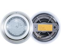 HynJGih Projecteur LED submersible for piscine, éclairage de fontaine étanche en acier inoxydable, blanc chaud, spot de paysage encastré(6W(12V))