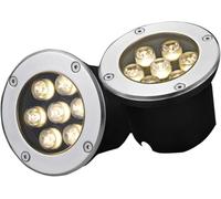 HynJGih Spots LED subaquatiques for paysage, éclairages d'allée, éclairages souterrains extérieurs étanches, spots LED encastrés(Rgb,12W(12v))