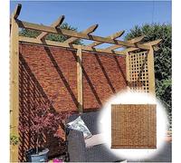HynJGih Store enrouleur en bambou, store enroulable en roseau, brise-vue occultant, décoration intérieure, décoration de la maison et de la cuisine (1 x 2,5 m)