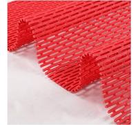 HynJGih Tapis antidérapant de Drainage, Tapis de Bain en Caoutchouc PVC, Tapis de Zone Humide for Piscine, Baignoire, Cuisine, Balcon(Rosso,120x600cm)
