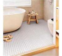 HynJGih Tapis antidérapant de Drainage, Tapis de Sol d'épissage à Assemblage imbriqué, Tapis de Salle de Bains ajouré for Zone Humide(Light Grey,16pcs)