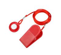 Hynnio Clé de sécurité universelle pour tapis roulant, serrure de sécurité magnétique de 28 mm, kit de remplacement pour semelle, Weslo, Weider, Epic, Healthrider (Rouge)