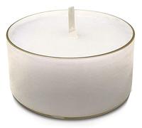 Hyoola Bougies Chauffe Plat Naturelles Pures - Bougies Cire Naturelle 100% - Sans Paraffine - Pack de 60 Bougies en Vrac - Bougies Blanches Chauffe-Plat Fabriquées en Europe - 4 Heures