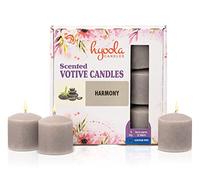 Hyoola Bougies Votives Parfumées - Bougies Votives Harmonie - Durée de Combustion 12 Heures - Lot de 9 - Fabrication Européenne