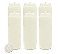Hyoola 1 Bougie Votive Brûlant 9 Jours - Lot Bougies Religion de 18 cm pour Célébrations Religieuses, Anniversaires, Situations Urgentes - Lot de Bougies Prières Cire Végétale Pot Plastique