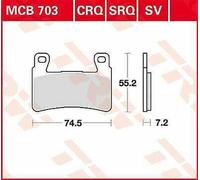 Hyosung Gt 250 Ir 2015-2016 TRW Sv Série Sindered Plaquettes de Frein MCB703SV