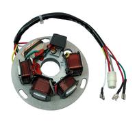 Hyp Stator Piaggio Vespa Pxe 125 Cc 6 Poles/4 Pins With Electric Start