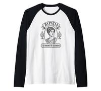 Hypatie d'Alexandrie Astronome Philosophe Portrait Manche Raglan