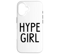Hype Girl Sign,Hype Girls Cheerleading Sports Mom Cheer Fan Coque pour iPhone 16