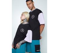 Hype Happy Ringer Regular Fit T-Shirt Noir 2X Petit Male