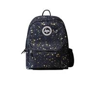 hype Sac à dos décontracté pour l'école, le travail, la randonnée, pour enfants, garçons, filles, adolescents, hommes et femmes, Étoiles noires et dorées, taille unique