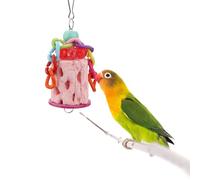 Hypeety Friandise à mâcher au calcium pour hamster, oiseau, perroquet, perruches, cacatoès, conures, petits animaux, à suspendre à une cage Couleur aléatoire