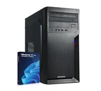 HYPER BYTE® Office PC - Ordinateur Haut de Gamme avec processeur Intel Celeron G5905 3,5 GHz - 8 Go de RAM - 256 Go de - SSD + Windows 11 Pro & WLAN - Puissant PC Tour pour Les Affaires/Le Bureau