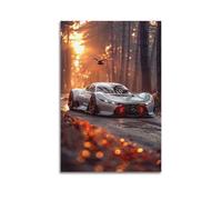 Hyper Car Poster sur toile Motif Vision Gran Turismo 30 x 45 cm