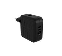 HYPER Chargeur Secteur 70W HJ1003BKWWGL: 2x USB-C (Power Delivery 3.0, PPS jusqu'à 70W) + 1x USB 2.0, GaN, Quick Charge 2.0/3.0, Noir, Adaptateurs ANZ/EU/UK/US