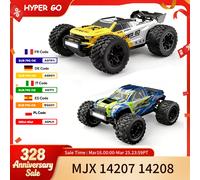 HYPER GO MJX 14207 14208 1/14 RC voiture 41-53 km/h sans brosse 2.4G télécommande 4WD tout-terrain haute vitesse RC voiture camion passe-temps jouet MJX14207 2B