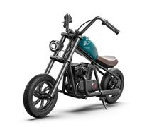 HYPER GOGO Challenger 12 Motocross Électrique pour Enfants, Moto Électrique avec Moteur 160W, Modes de Vitesse de 8/12/16 KMH, Autonomie de 16KM pour Les Enfants 6-12 Ans (Bleu)