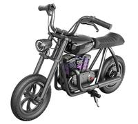 HYPER GOGO Pioneer 12 Plus Moto électrique pour enfants - Noir 24 V 5,2 Ah 160 W avec pneus 12' x 3', 12 km haut de gamme Pioneer 12 Plus noir