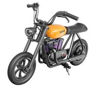 HYPER GOGO Pioneer 12 Plus Moto électrique pour enfants - Noir 24 V 5,2 Ah 160 W avec pneus 12' x 3', 12 km haut de gamme Pioneer 12 Plus orange