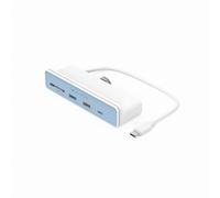 HYPER HD34A8 hub & concentrateur USB 3.2 Gen 1 (3.1 Gen 1) Type-C 10 Mbit/s Blanc