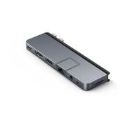 Hub USB - HyperDrive - HD575-GRAY - 7-en-2 - Pour MacBook Air et Pro - Gris Sideral