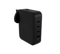 HYPER HJ1001BKWWGL Chargeur Secteur 140W GaN Power Delivery 3.1 Quick Charge 3.0 3x USB-C + 1x USB-A 3.2 Gen 1 Compatibilité Multiple Noir