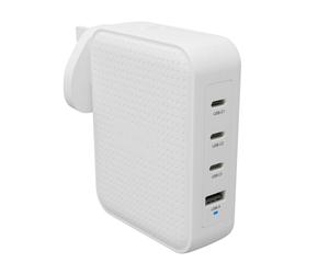 HYPER HJ1001WHWWGL chargeur d'appareils mobiles Manette de jeux, Téléphone portable, Netbook, Ordinateur portable, Smartphone, Tablette Blanc Secteur Charge rapide Intérieure