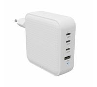 HYPER HJ1002WHWWGL chargeur d'appareils mobiles Ordinateur portable, Smartphone, Tablette Blanc Secteur Charge rapide Intérieure